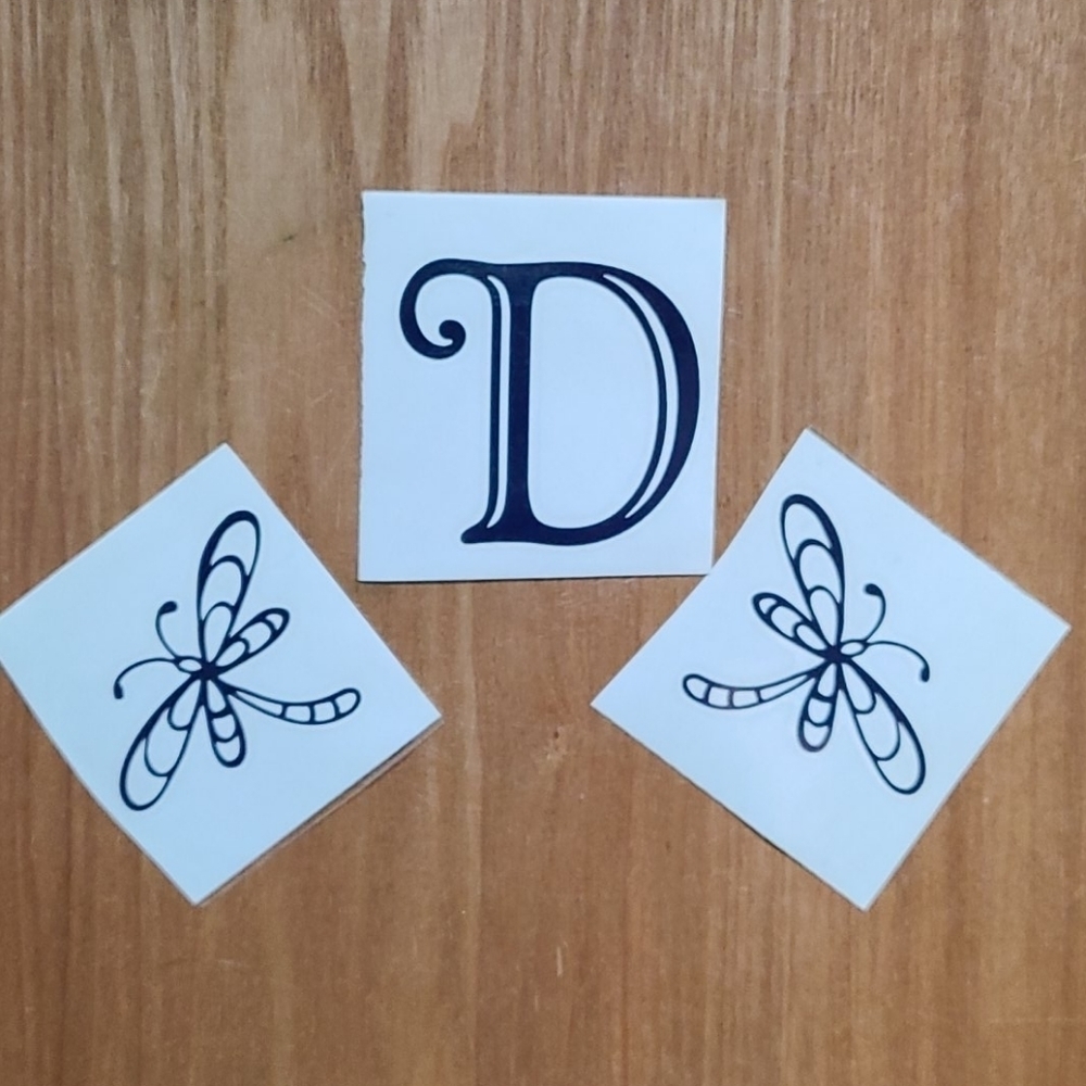 Set of 3 Permanent car decals